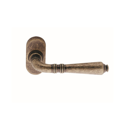MANIGLIA ROSETTA E BOCCHETTA CLASSIC OTTONE BRONZATO ANTICO