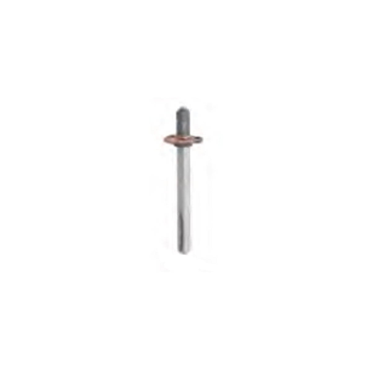 FERRO Q.8 FISSO-GIREVOLE CON PIASTRINA ZINCATO TECH 90