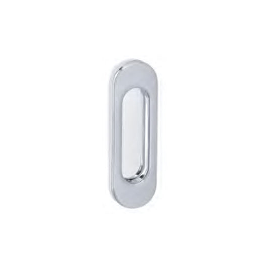 MANIGLIA INCASSO OVALE EDGE 5 CROMO SATINATO