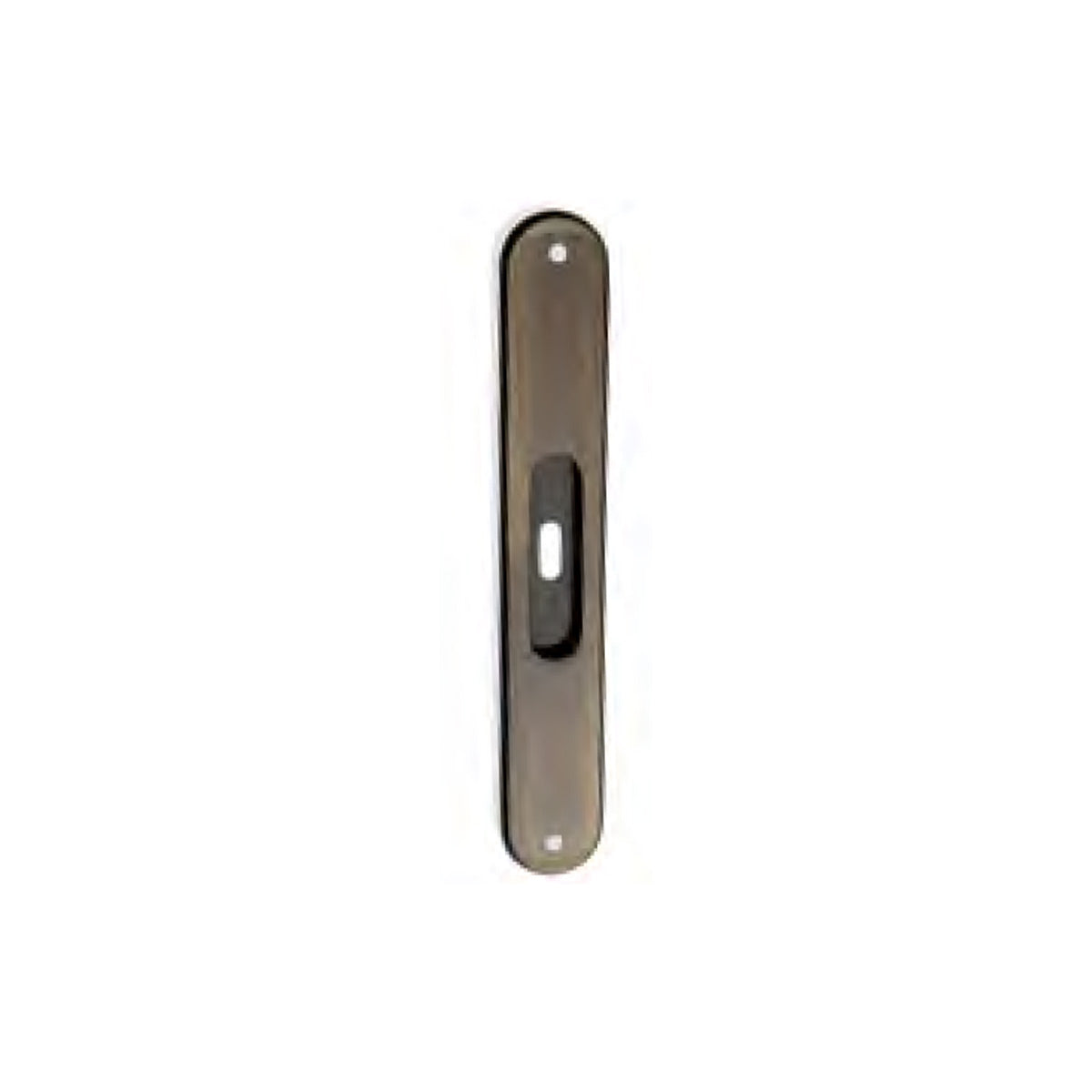 PLACCA INCASSO OVALE EDGE 37 OTTONE GRAFFIATO VERNICIATO