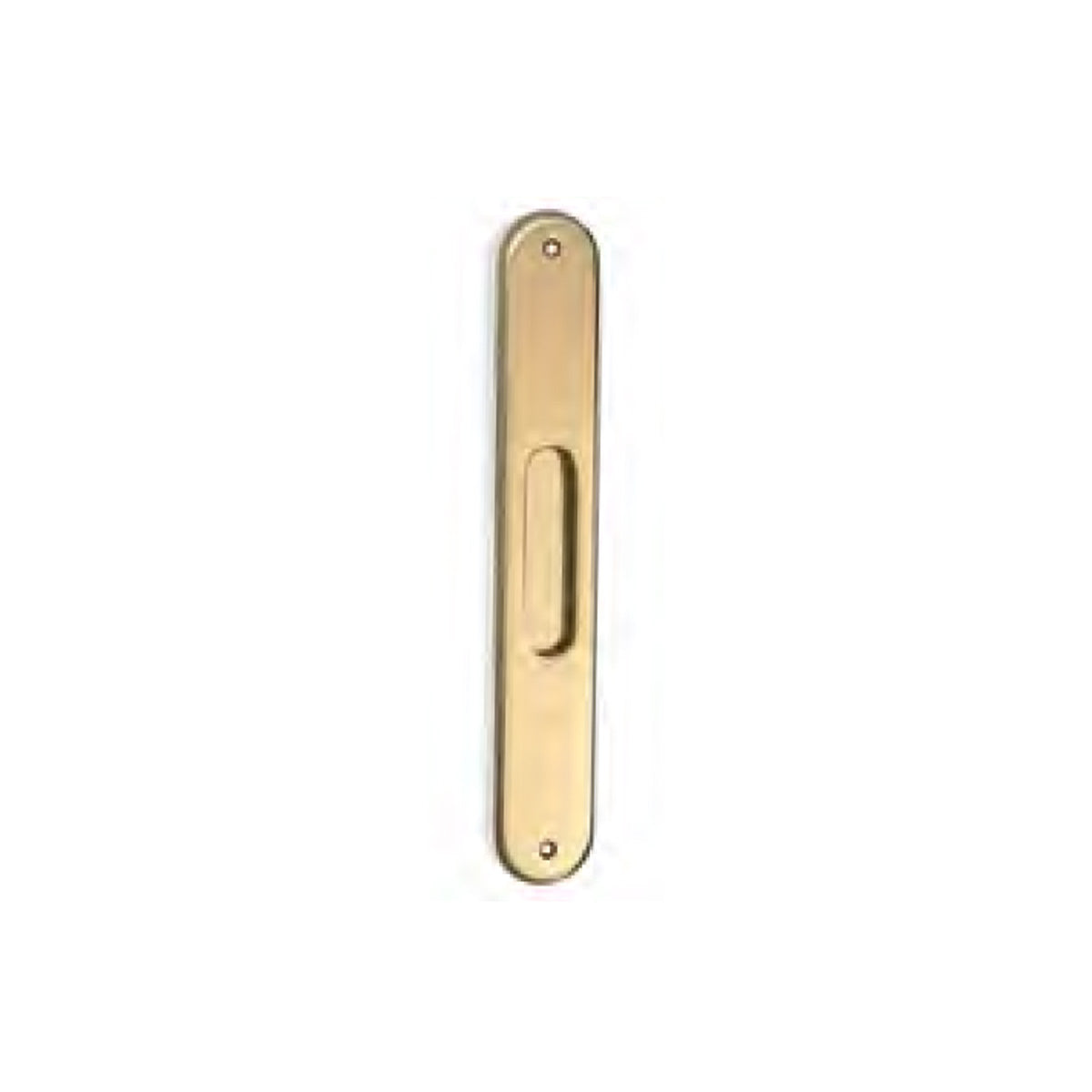 PLACCA INCASSO OVALE EDGE 36 OTTONE LUCIDO
