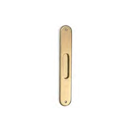 PLACCA INCASSO OVALE EDGE 36 OTTONE LUCIDO