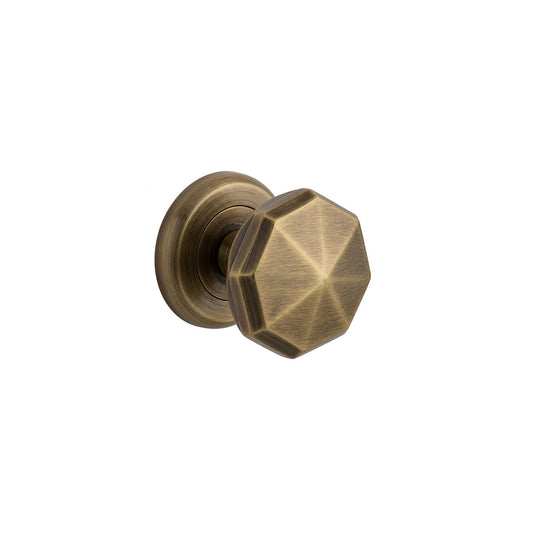 POMOLO OCTAGON OTTONE GRAFFIATO VENRICIATO