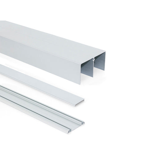 SET BINARI PLACARD 81X40 ALLUMINIO OPACO L.3,9MT 6901162