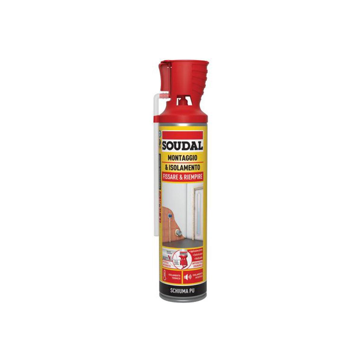 SCHIUMA MONTAGGIO & ISOLAMENTO GENIUS GUN 600 ML