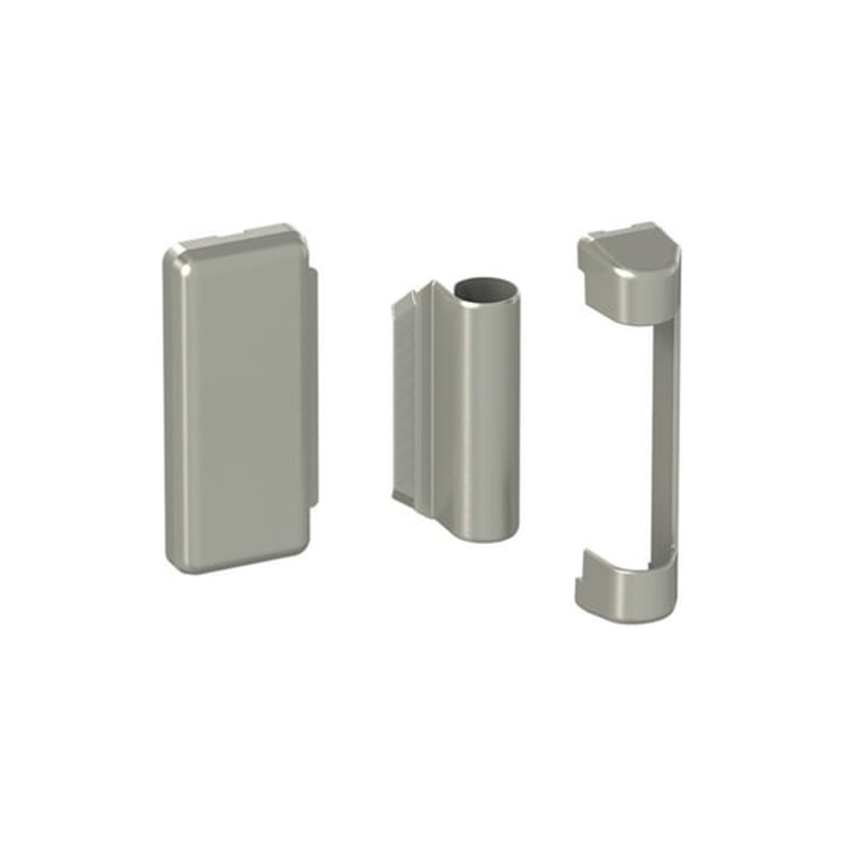 KIT COPERTURE CERNIERE TERZA ANTA ARGENTO