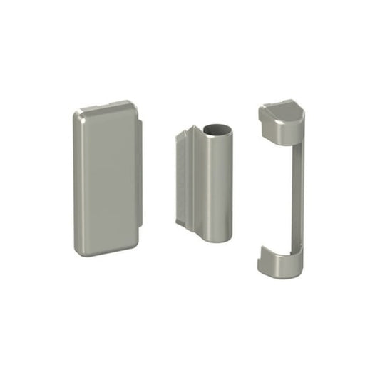 KIT COPERTURE CERNIERE TERZA ANTA ARGENTO