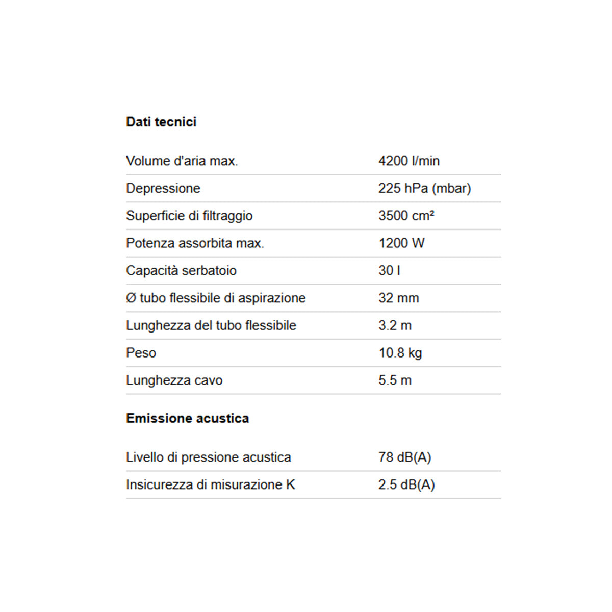 ASPIRATORE UNIVERSALE ASA 30 L PC