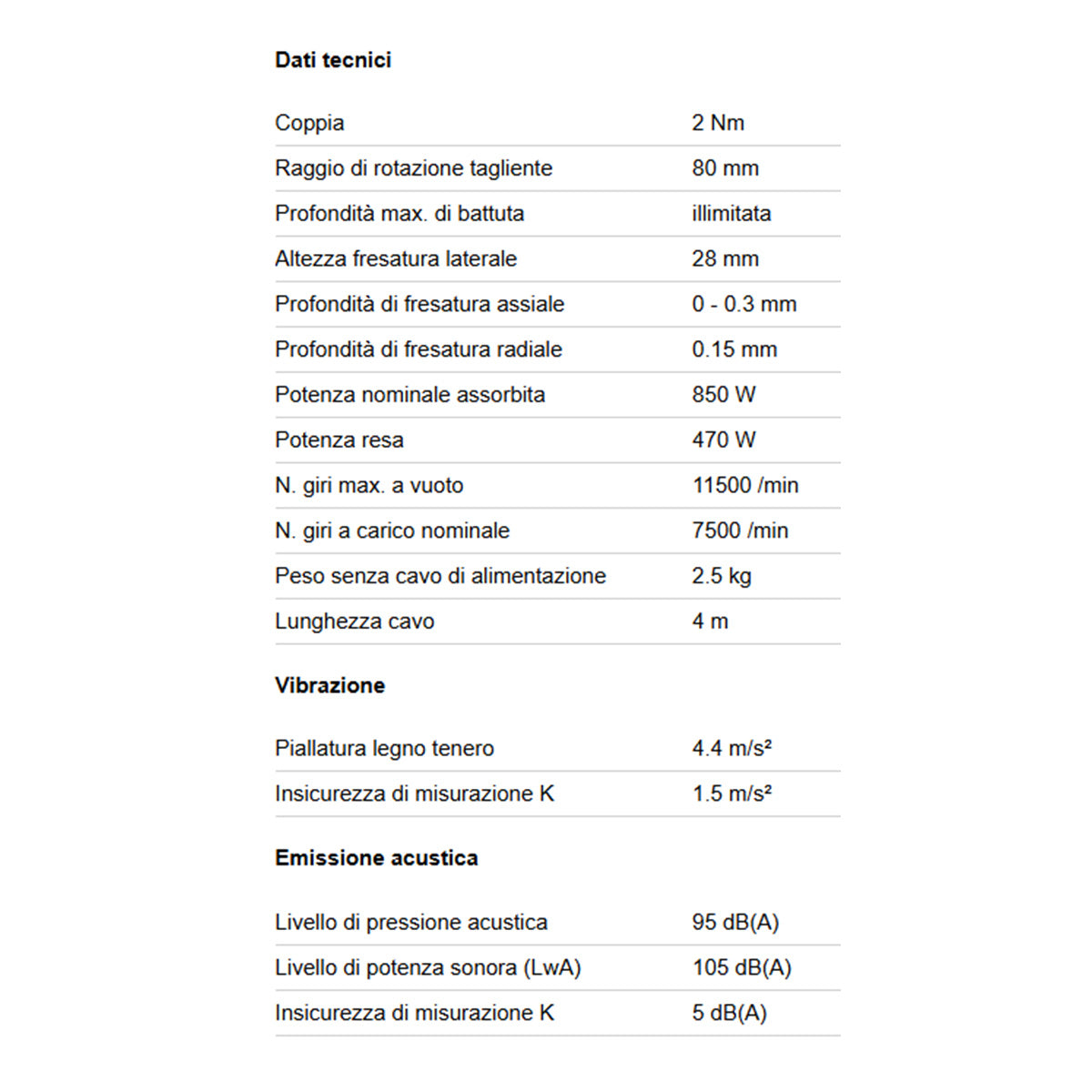 FRESA SVERNICIATRICE LF 850 S