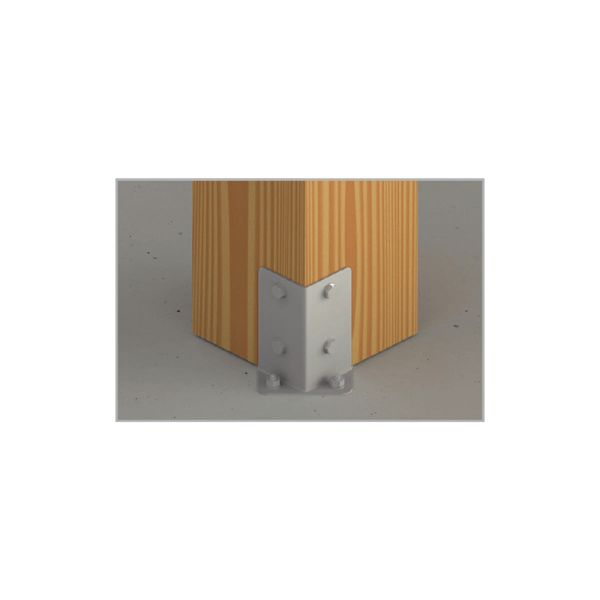 COPPIA PORTAPILASTRO FORMA AD L 80X80X150