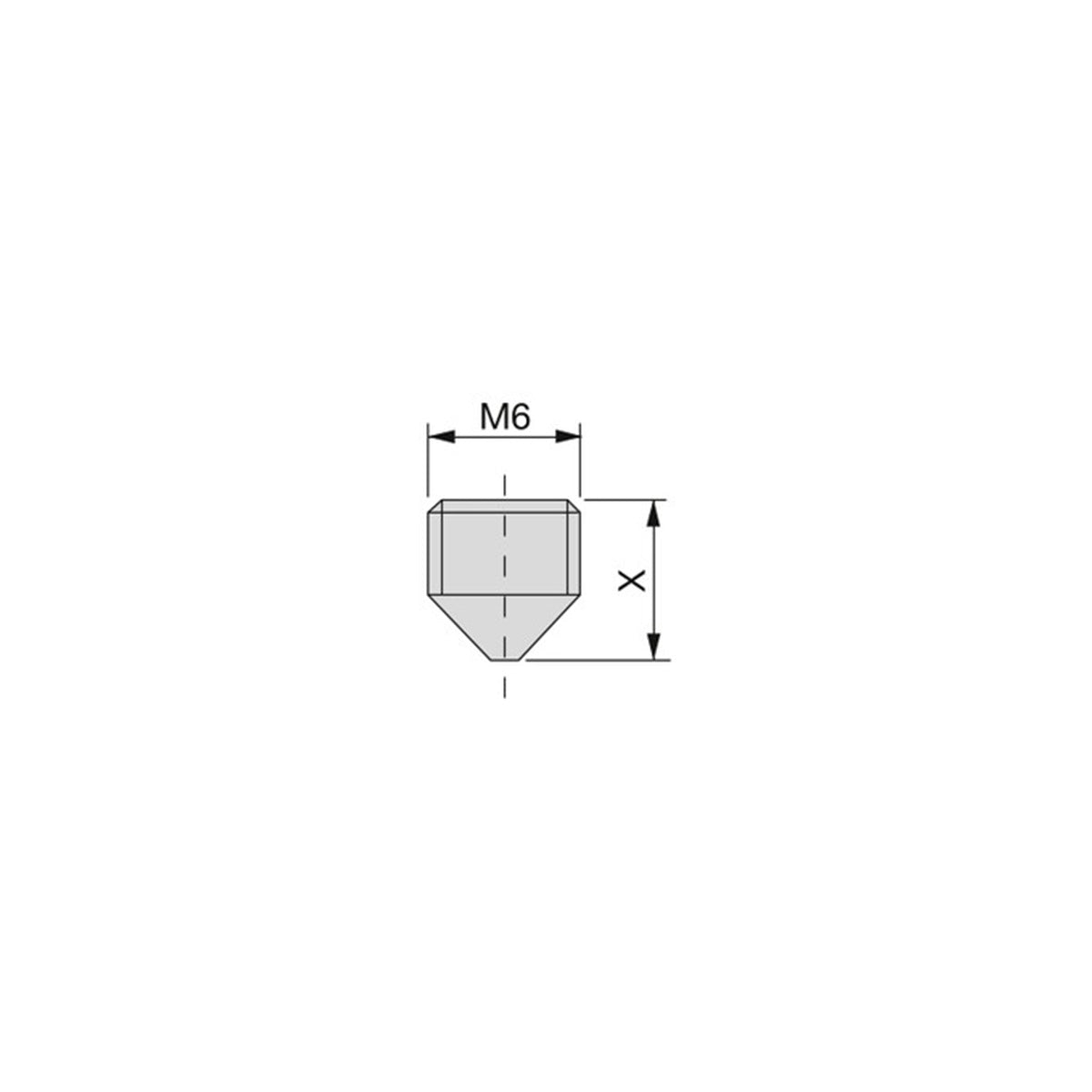 VITE A CONO 6.5X6MA 5129305 50 PEZZI
