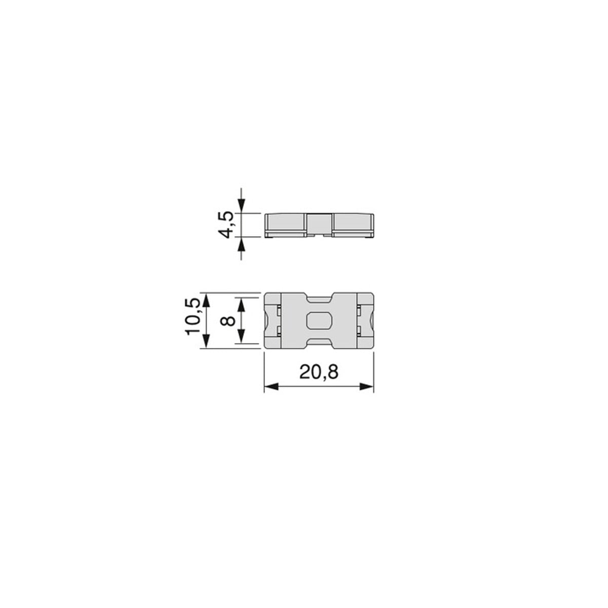 CONNETTORE PER STRISCE LED LYNX Q 7015520