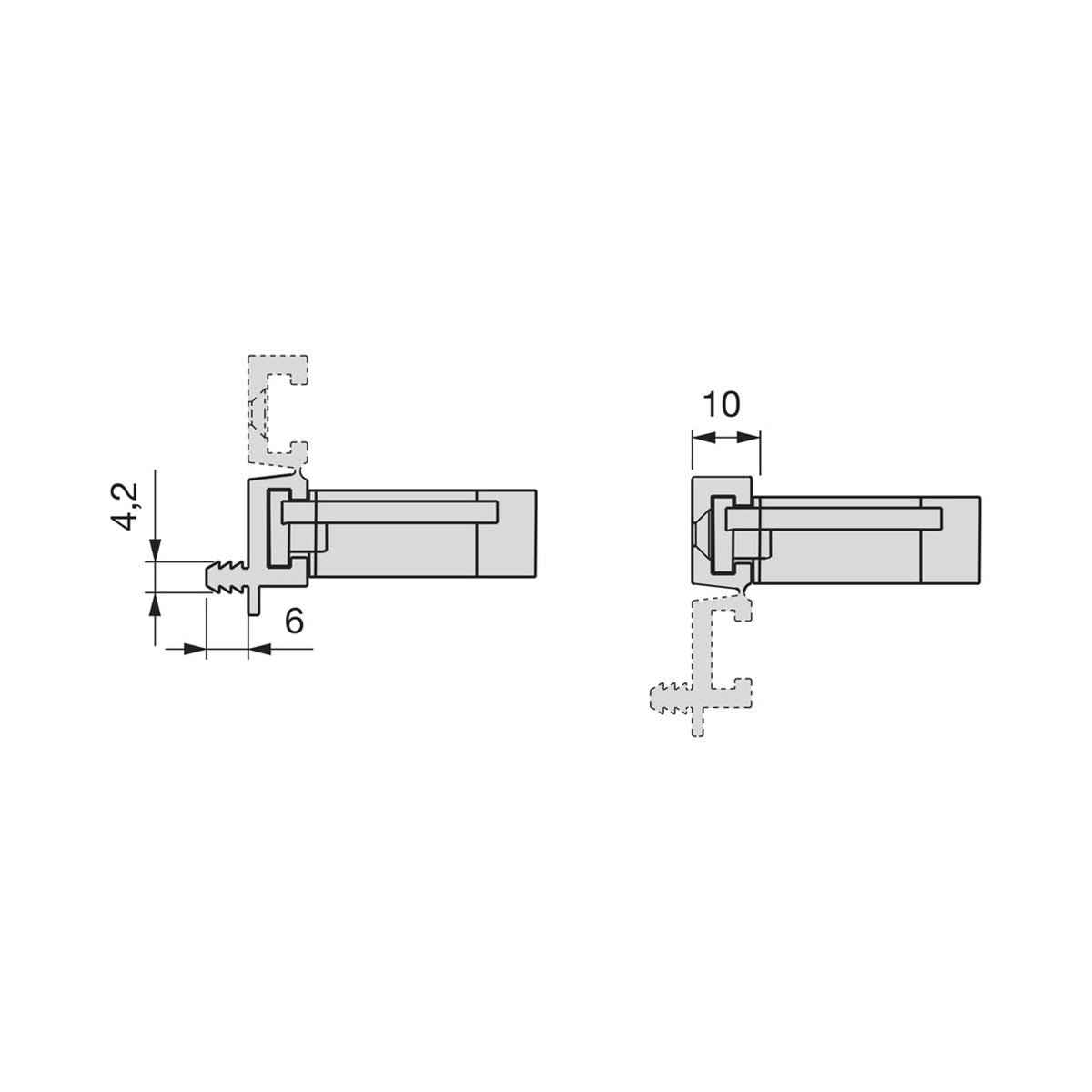 MORSETTO PER PIEDE BONE 3912917