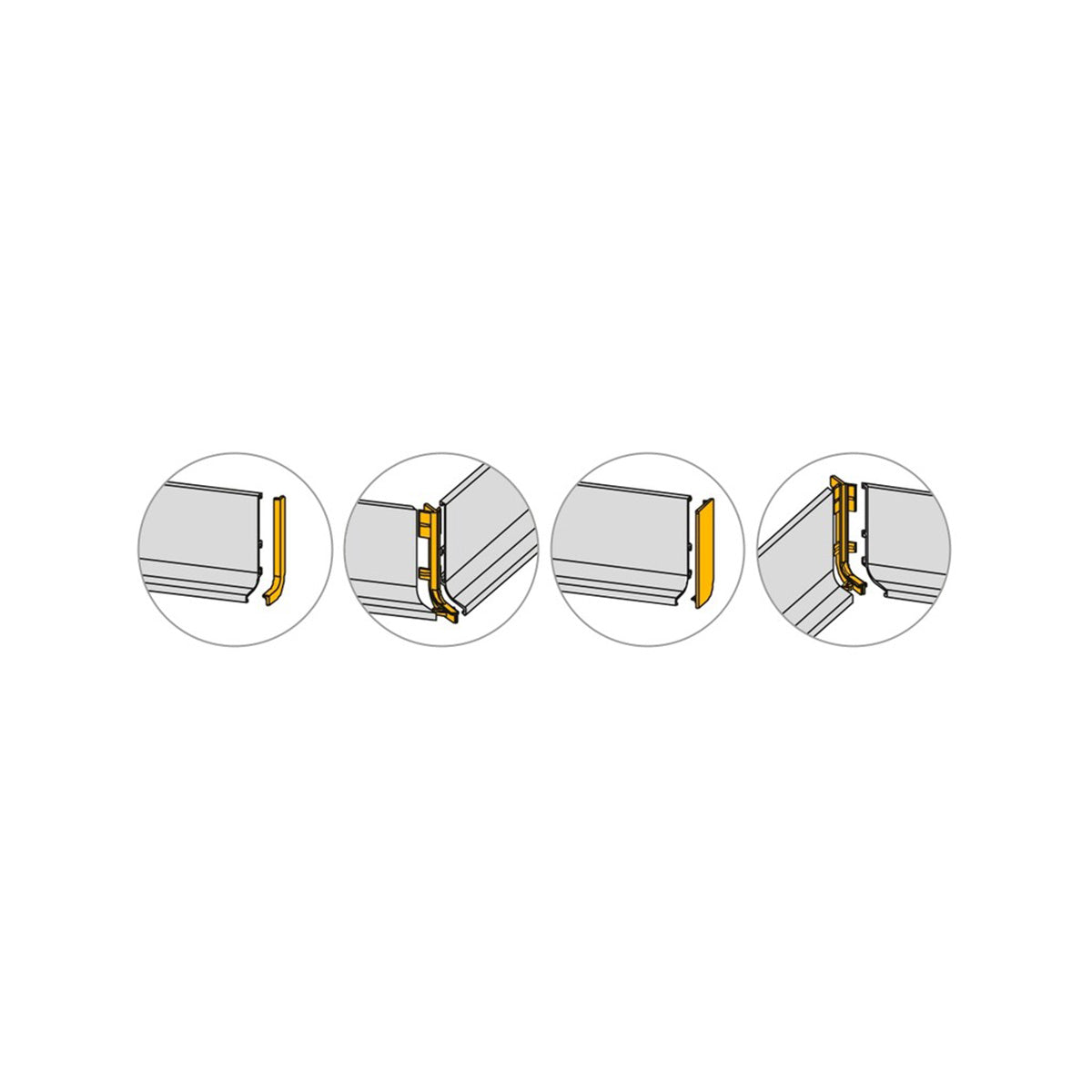 KIT ACCESSORI PROFILI GOLA SUPERIORE 8900821