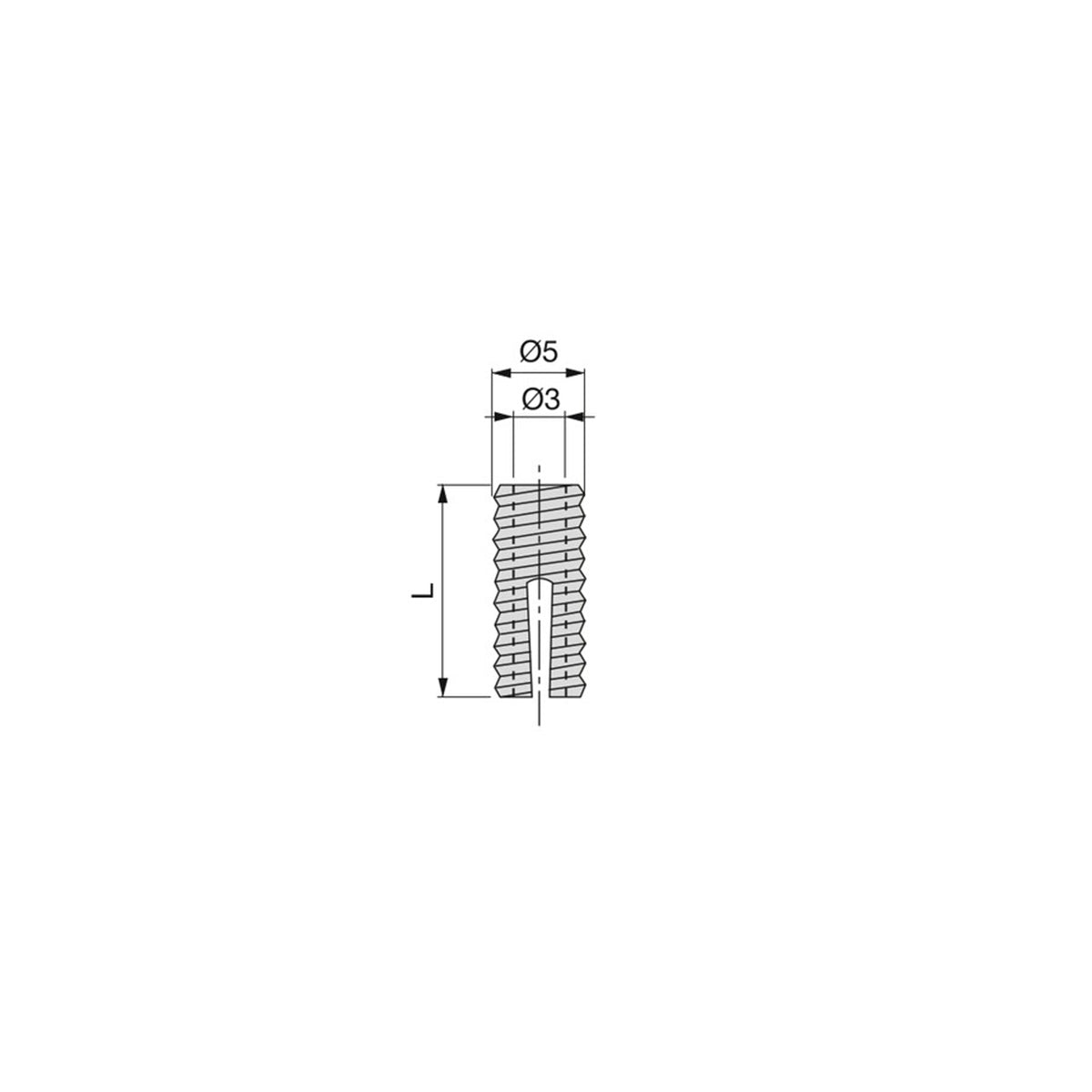 BUSSOLE NYLON D5X10 9040920 50 PEZZI
