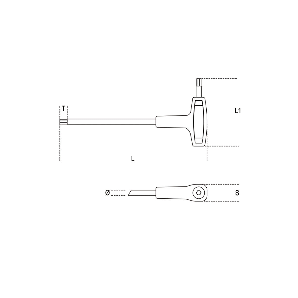 PINZA MASCHIO ESAGONALE CON IMPUGNATURA 96T 5